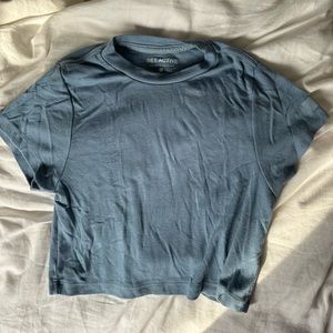 Set Active Blue Jean Form Crop Top. Size Medium. Only wore once.